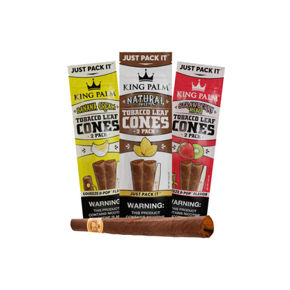 King Palm Cono X2 Tabaco Natural Sweets