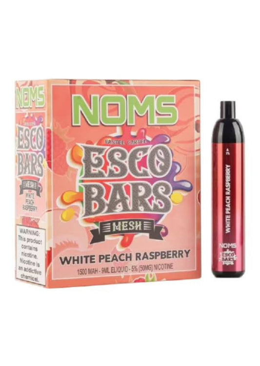 Esco Bars White Peach/Raspberry 4,000 Puffs