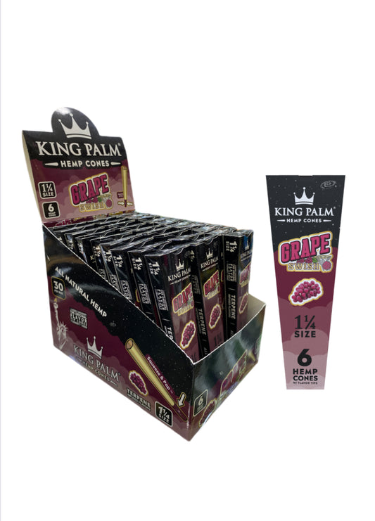 King Palm Cono X6 Grape Swish 1 1/4