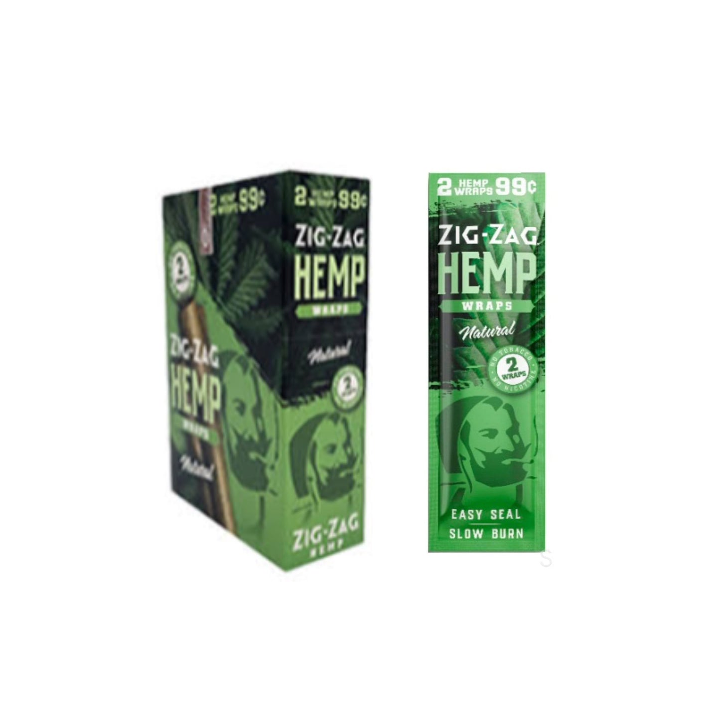 Zig Zag Hemp Wraps Natural