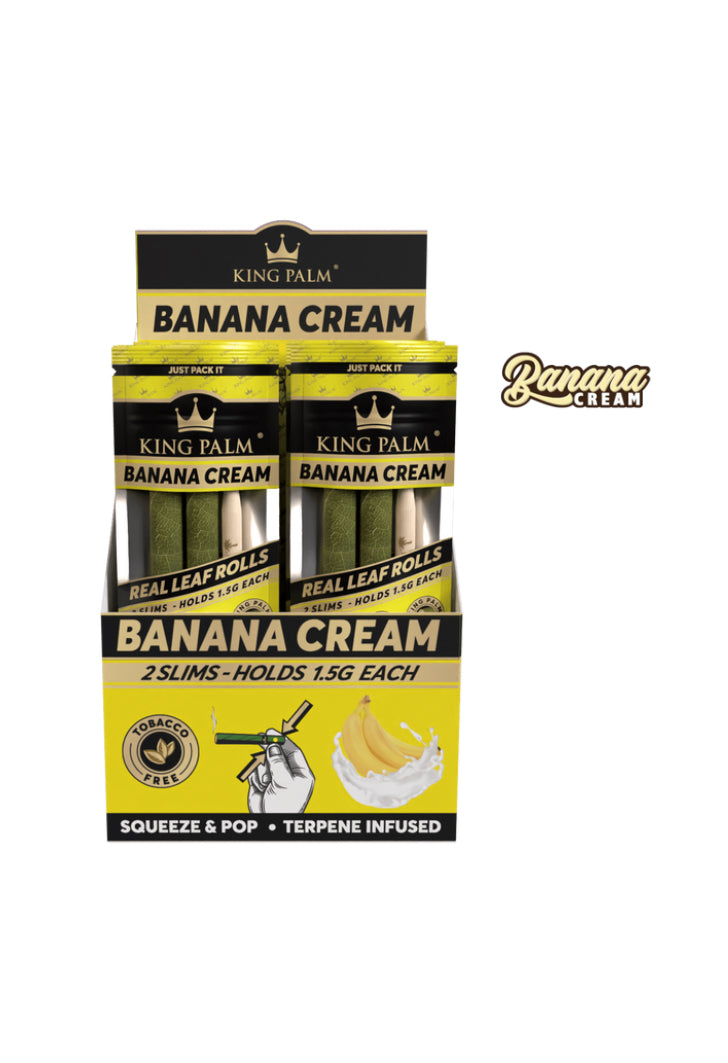 King Palm Slim 2 Banana Cream