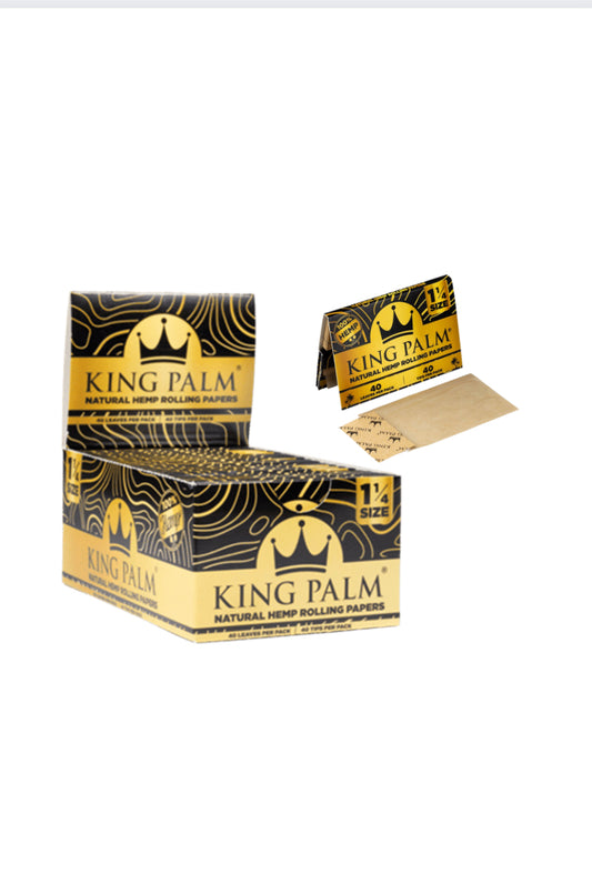 King Palm Unbleached 1 1/4 + Tips