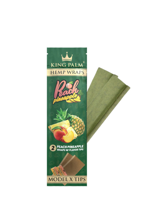 King Palm Wraps Hemp Peach Pineapple