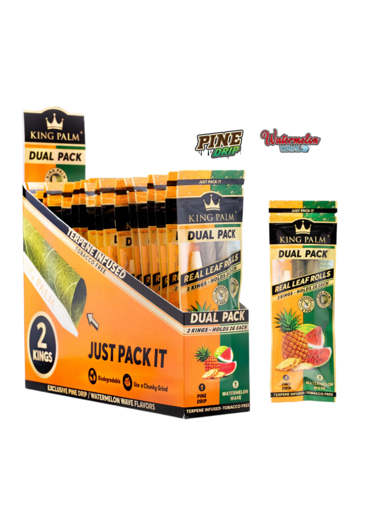 King Palm Dual Pack King Size Pine Watermelon