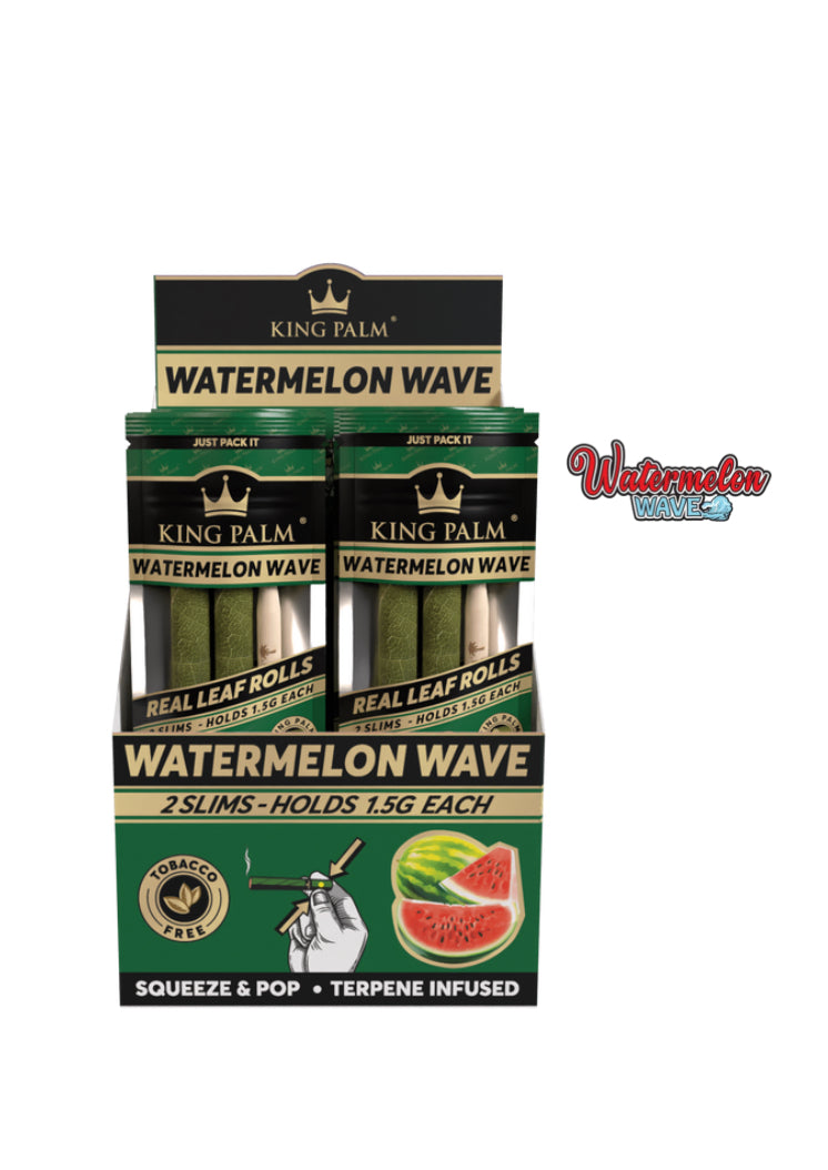 King Palm Slim 2 Watermelon Wave