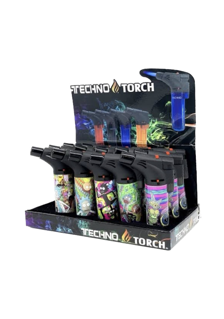 Torch Techno Sticker