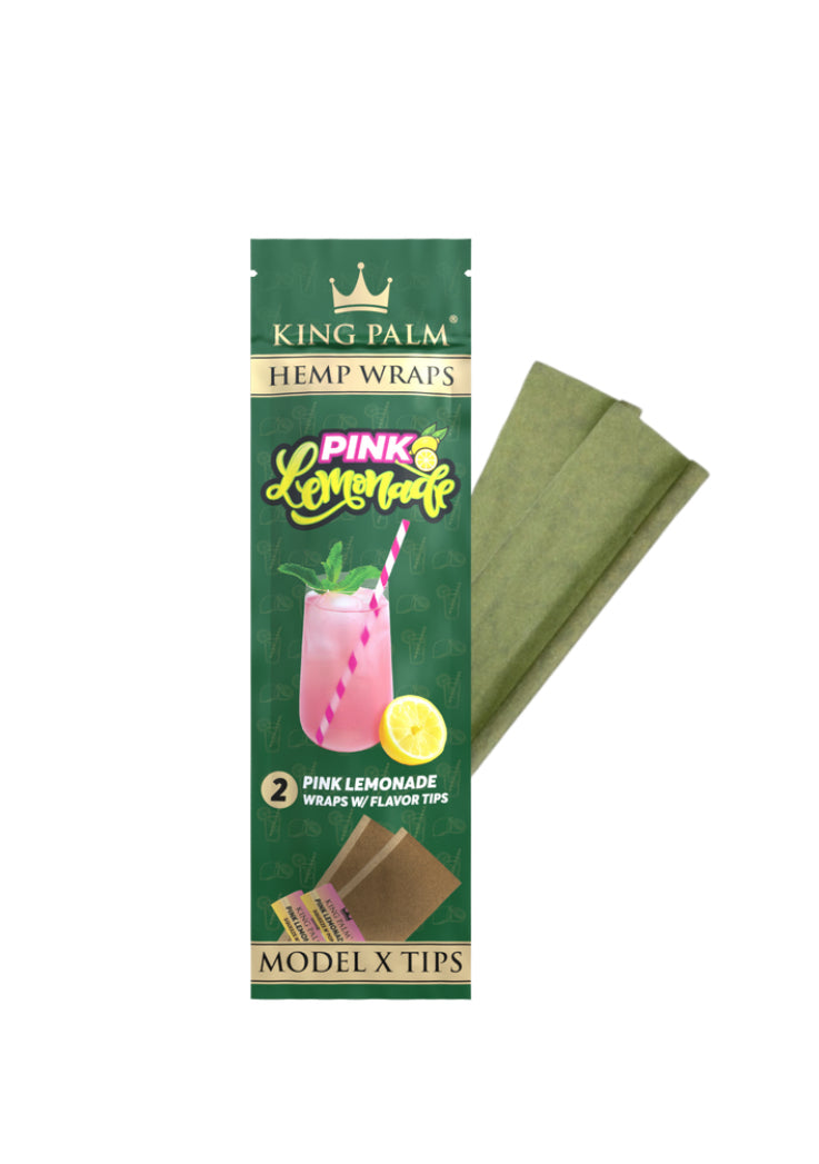 King Palm Wraps Hemp Pink Lemonade