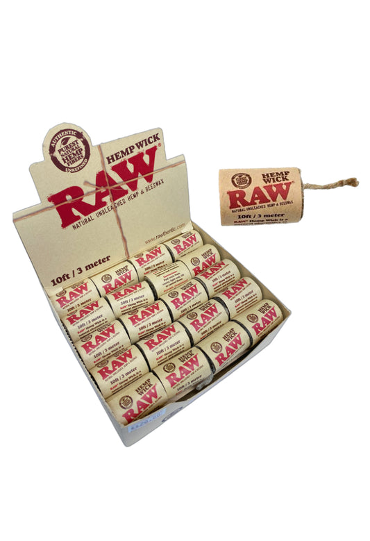 Raw Hemp Wick 10ft