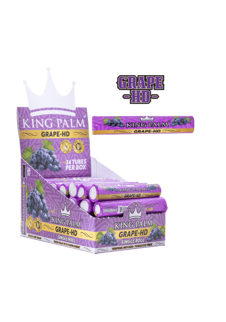 King Palm Mini Single Roll Grape HD