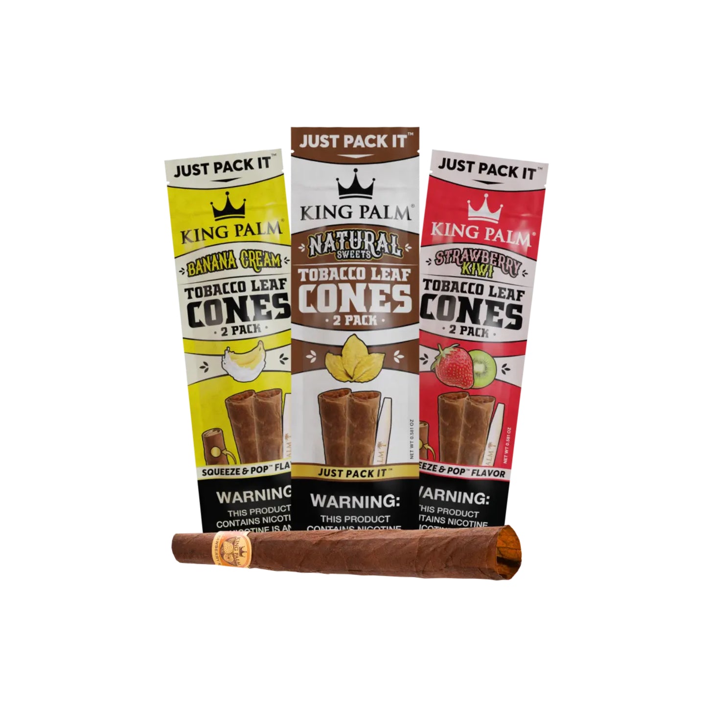 King Palm Cono X2 Tabaco Banana Cream