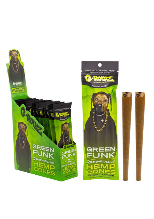 G•Rollz Hemp Cones Green Punk