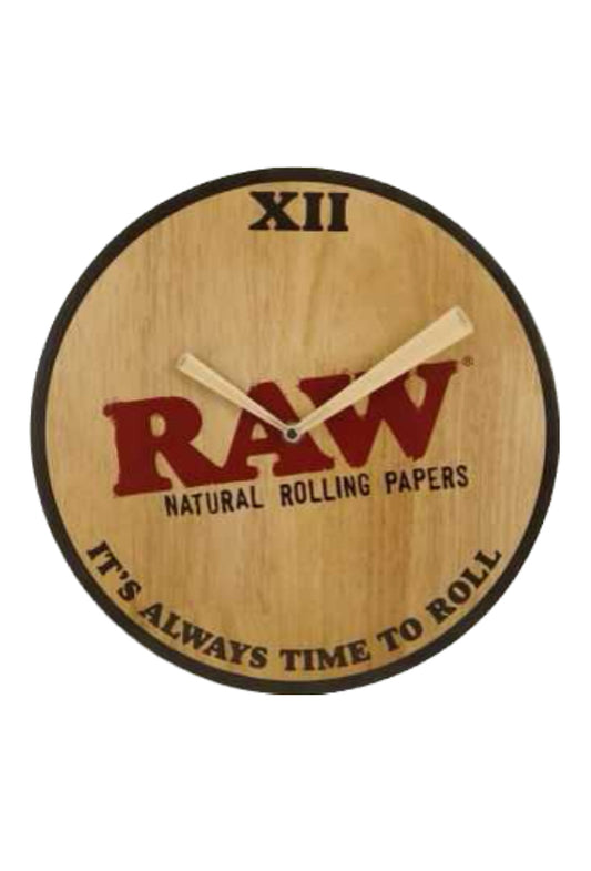 Raw Wooden Wall Clock