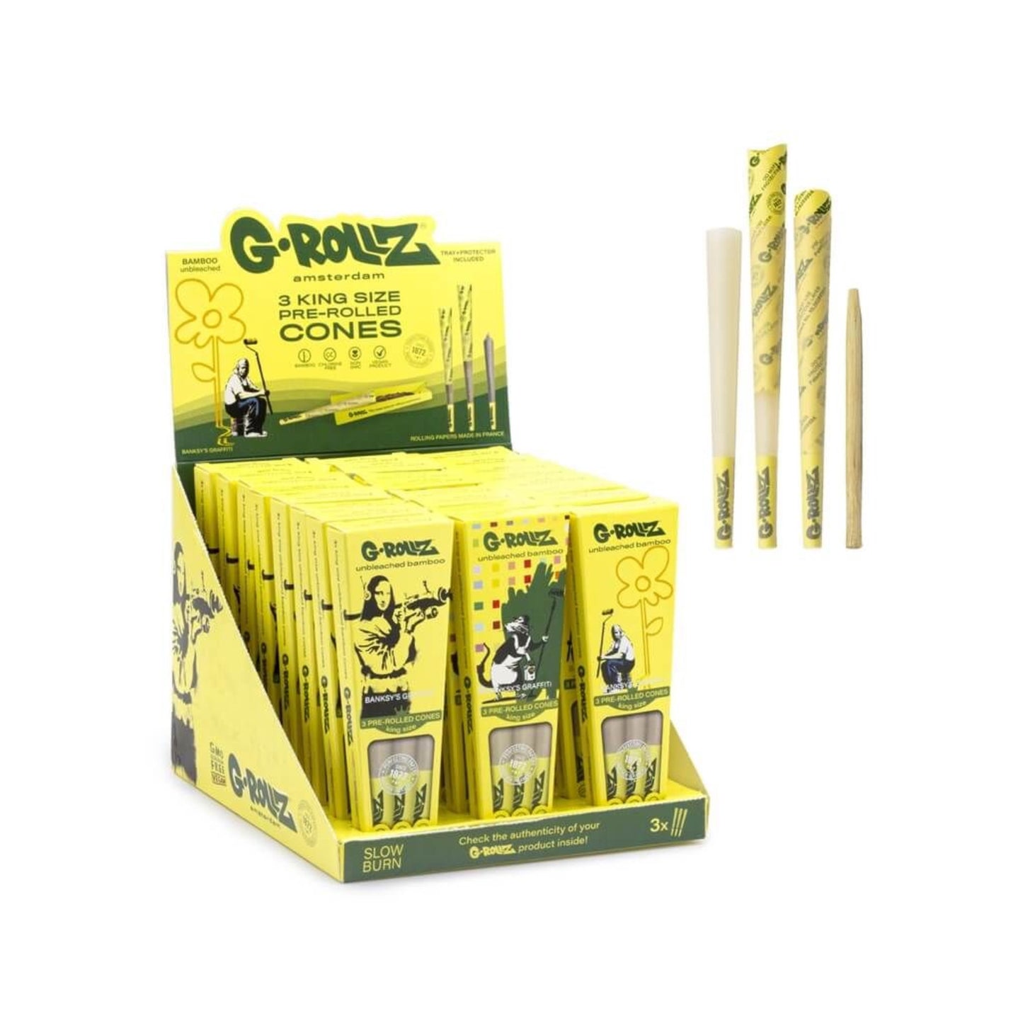 Grollz Pre Rolled Bamboo King Size